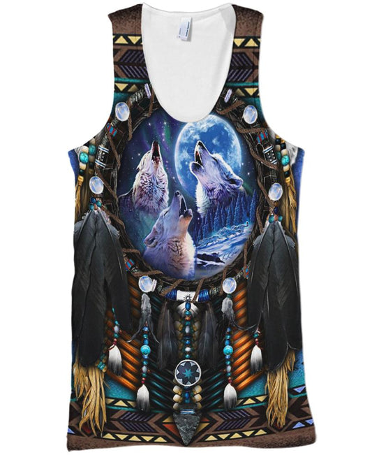 Blue Wolf Dreamcatcher WCS